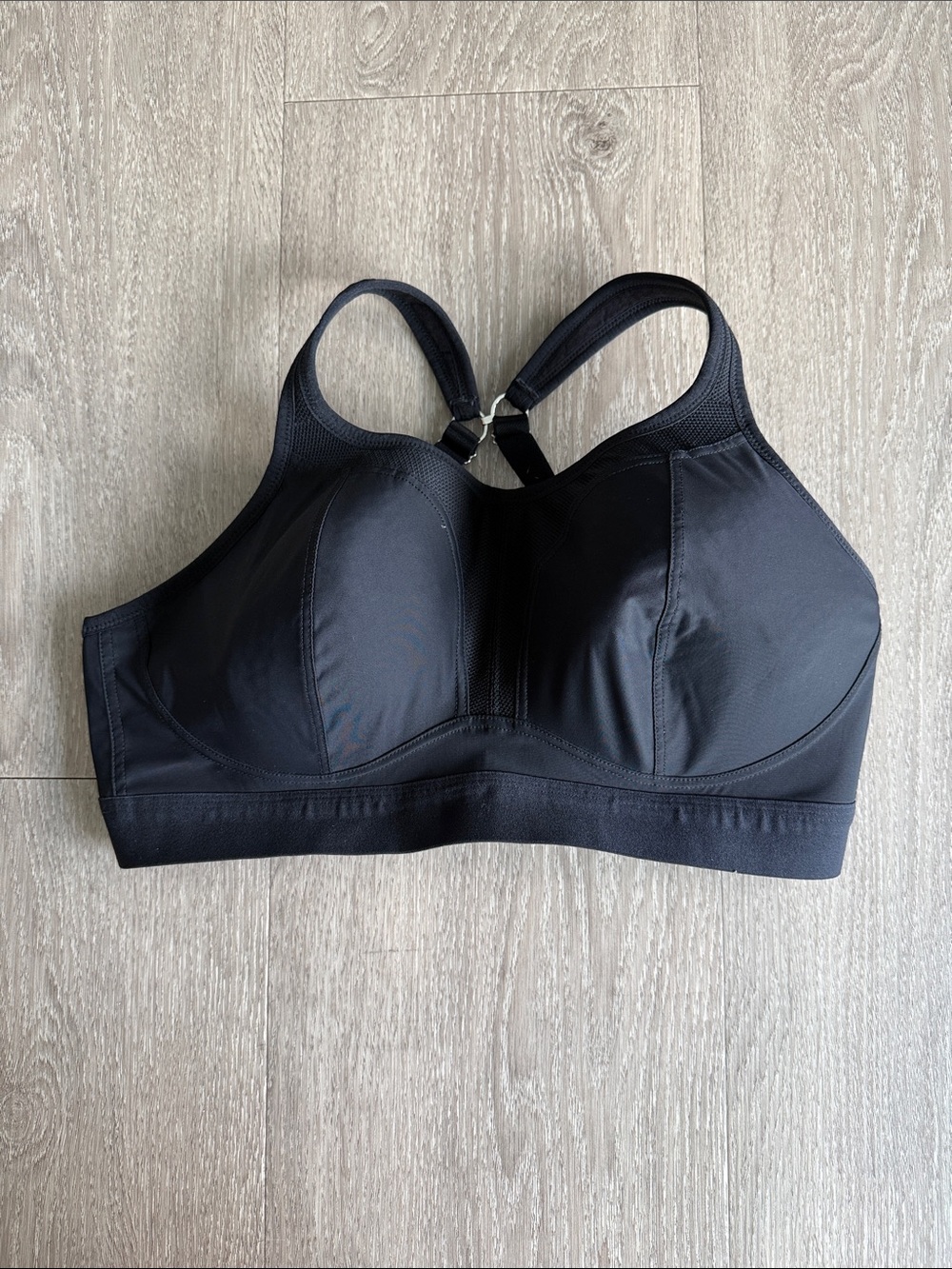 Panache Sport Black Wireless Sports Bra 36 DD